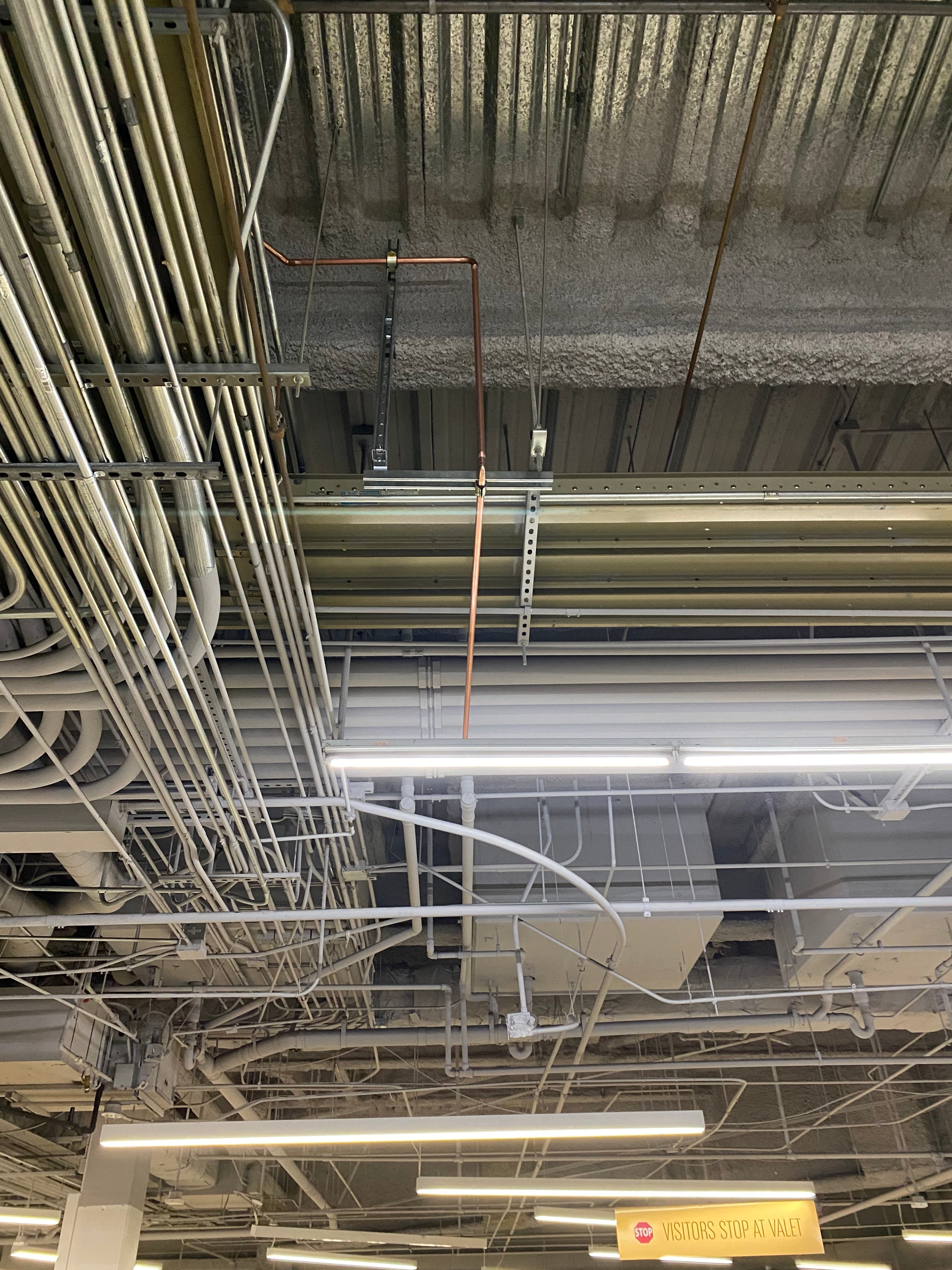 Commercial HVAC service — rooftop maintenance