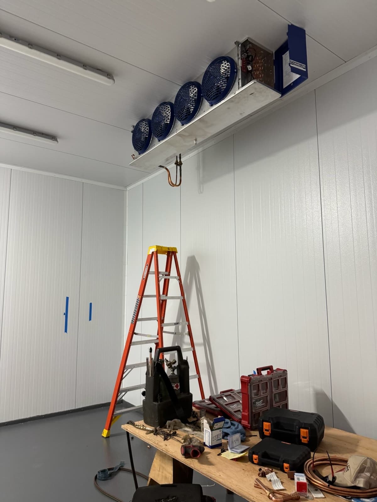 Walk-in cooler service